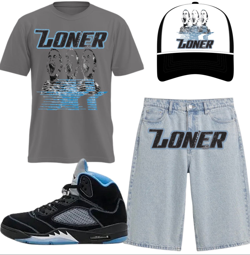 Loner Baggy shorts T-shirt fit ￼