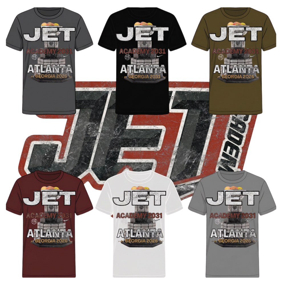 Jet Academy peach jam 2026 t shirts