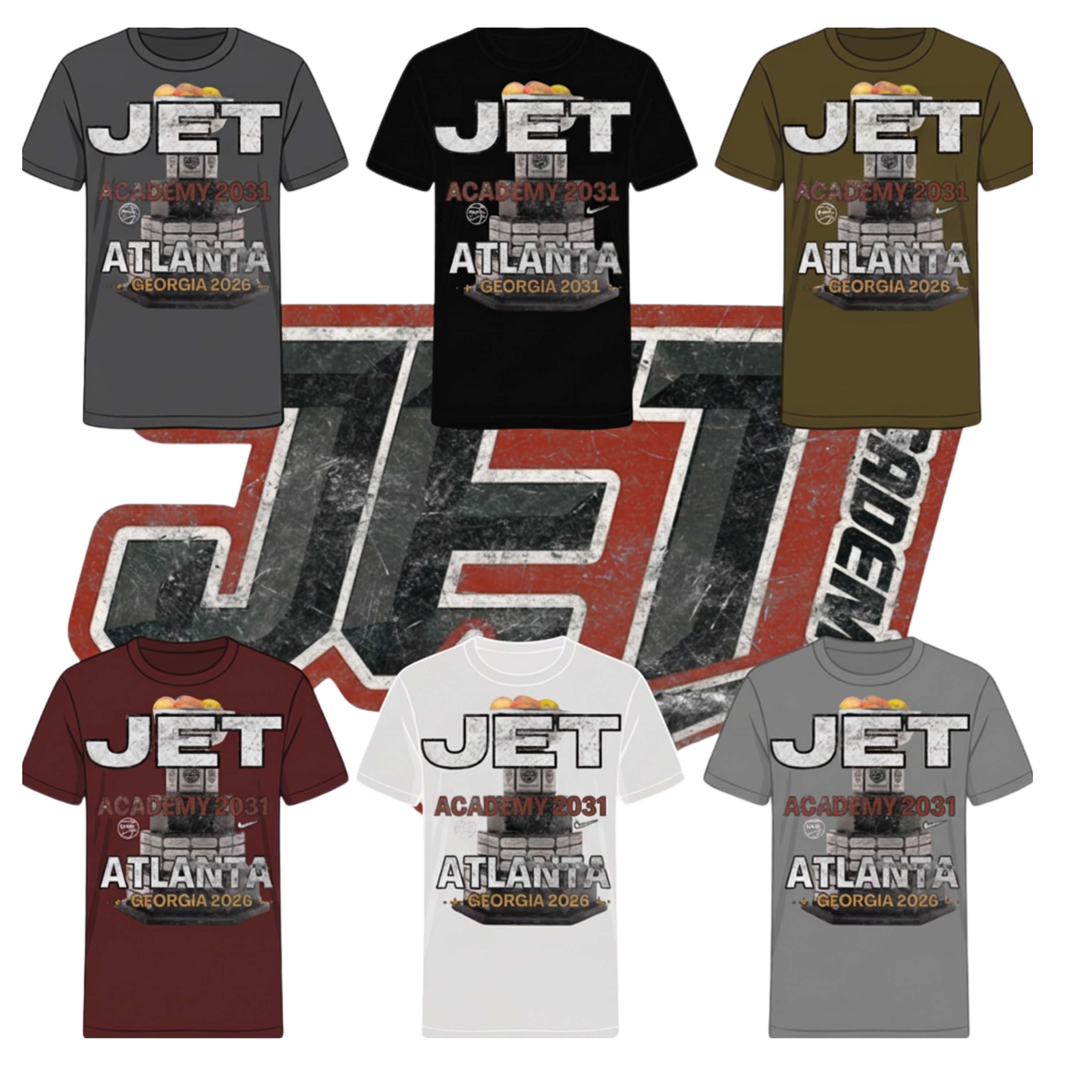 Jet Academy peach jam 2026 t shirts