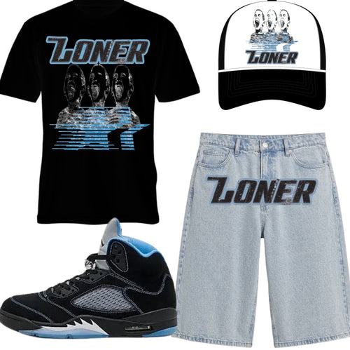 Loner Baggy shorts T-shirt fit ￼