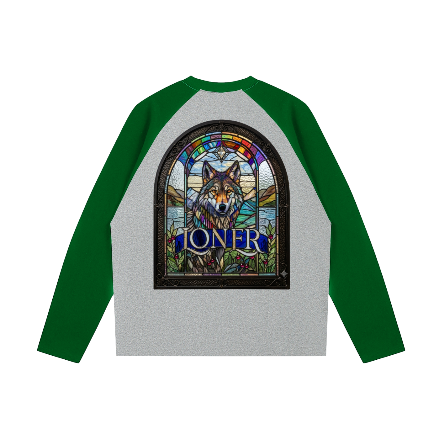 Color-Blocked Raglan Long-Sleeve T-Shirt