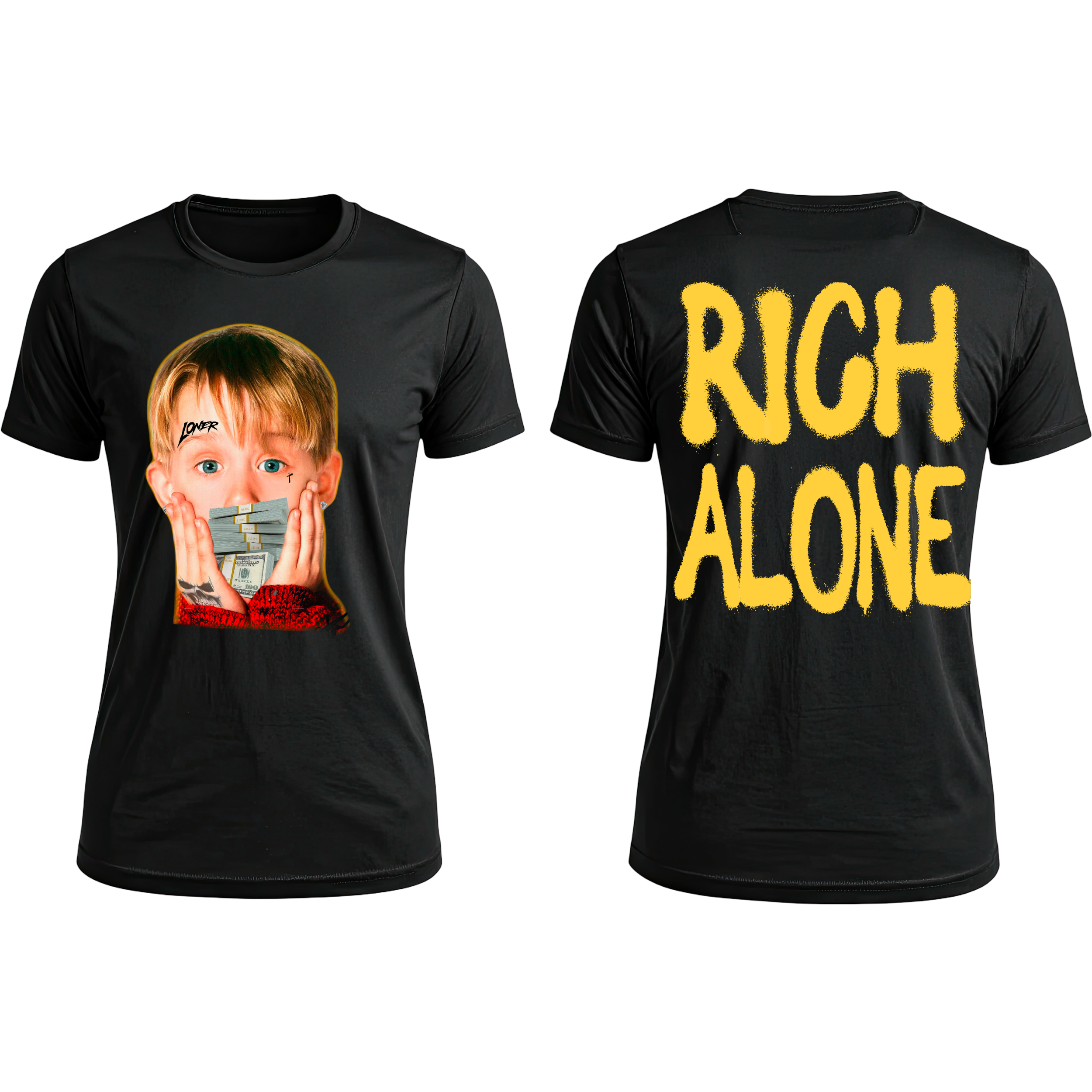 Rich alone t shirt