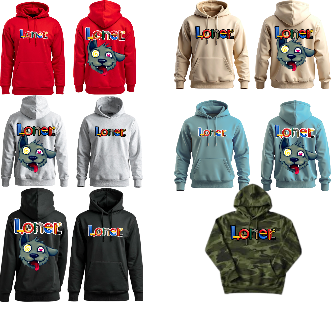 Loner hoodies