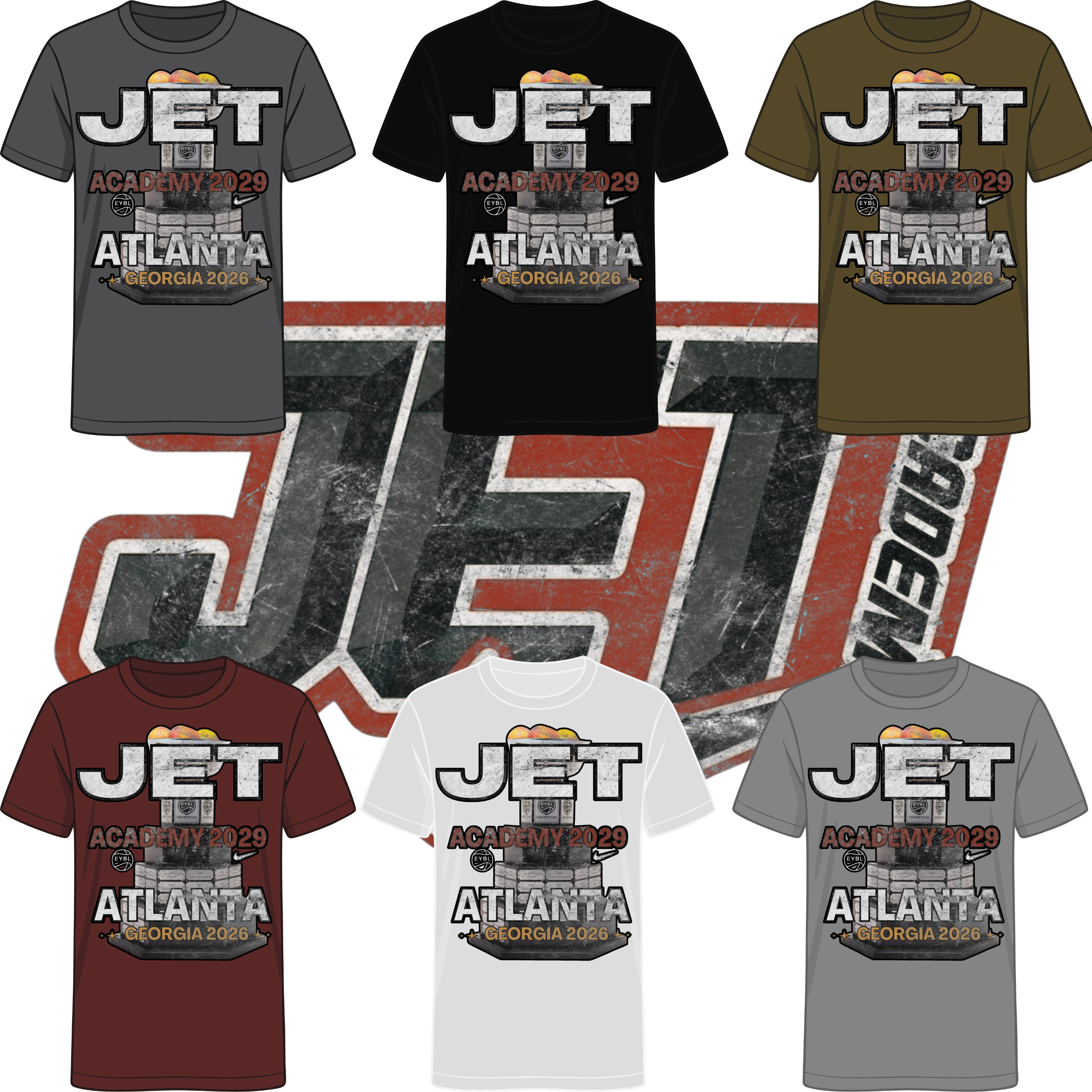 Jet Academy peach jam 2026 t shirts