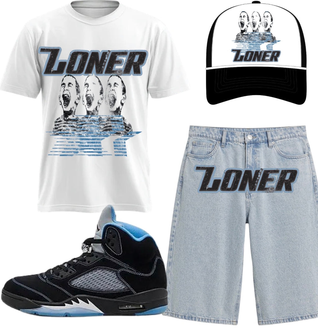 Loner Baggy shorts T-shirt fit ￼