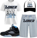 Loner Baggy shorts T-shirt fit ￼