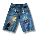 Baggy graffiti LONER jorts