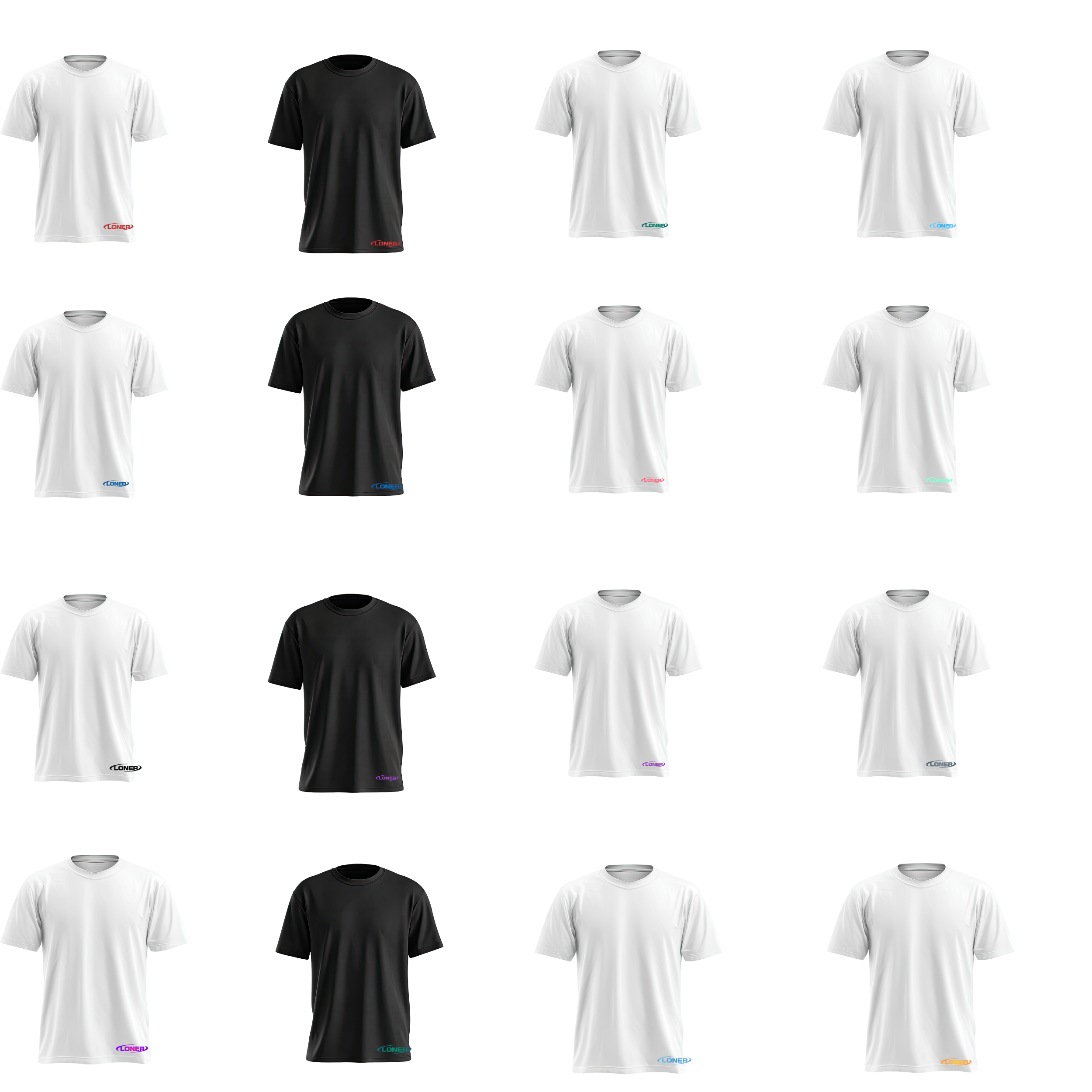 4-pack LONER tshirts