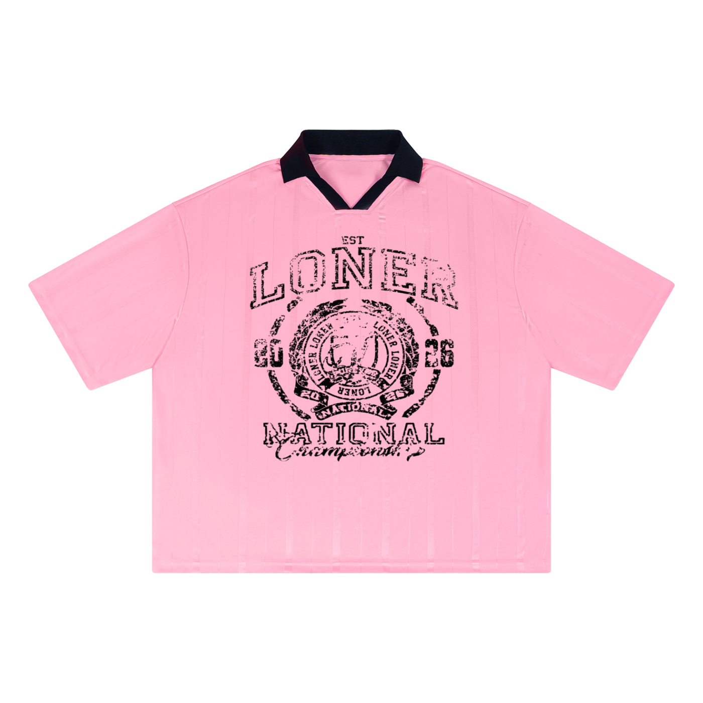 Unisex Striped Boxy Soccer Jersey