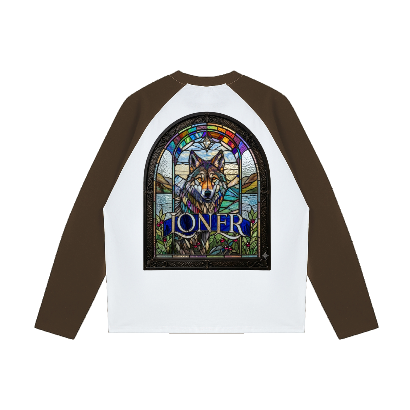 Color-Blocked Raglan Long-Sleeve T-Shirt
