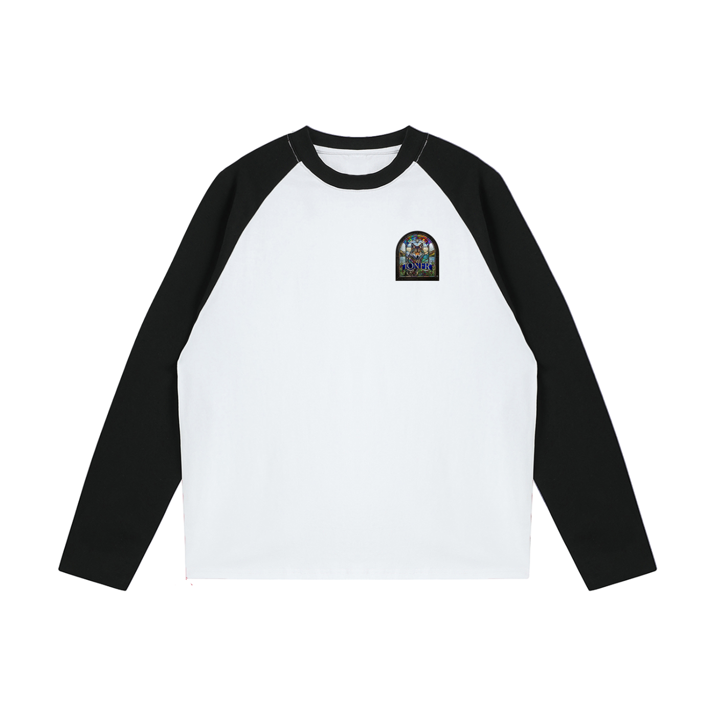 Color-Blocked Raglan Long-Sleeve T-Shirt