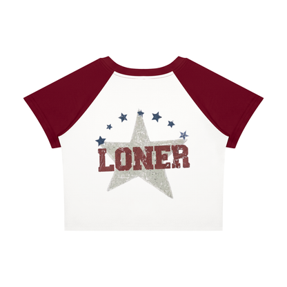 Women’s Raglan Color Block Baby T-Shirt